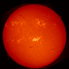 Image of Sun's chromosphere