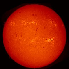 Image of Sun's chromosphere