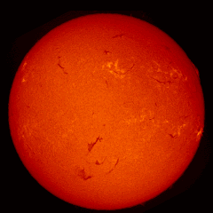 Image of Sun's chromosphere