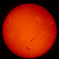 Image of Sun's chromosphere