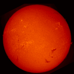 Image of Sun's chromosphere