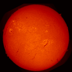 Image of Sun's chromosphere