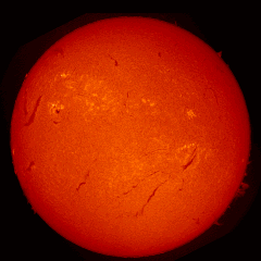 Image of Sun's chromosphere