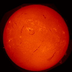 Image of Sun's chromosphere