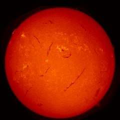 Image of Sun's chromosphere