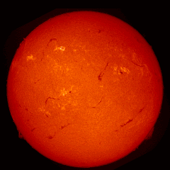 Image of Sun's chromosphere