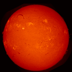 Image of Sun's chromosphere