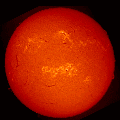 Image of Sun's chromosphere