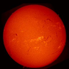 Image of Sun's chromosphere