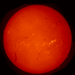 Image of Sun's chromosphere