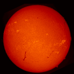 Image of Sun's chromosphere