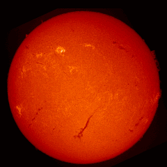 Image of Sun's chromosphere