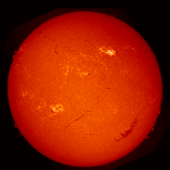 Image of Sun's chromosphere