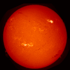 Image of Sun's chromosphere