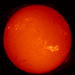 Image of Sun's chromosphere