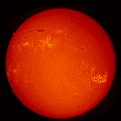 Image of Sun's chromosphere