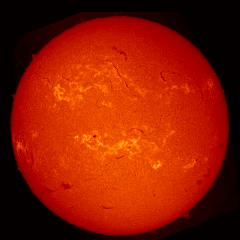 Image of Sun's chromosphere