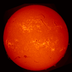 Image of Sun's chromosphere