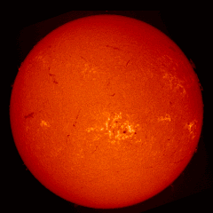 Image of Sun's chromosphere