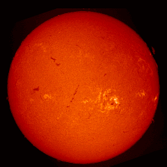 Image of Sun's chromosphere