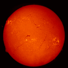 Image of Sun's chromosphere