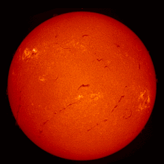 Image of Sun's chromosphere