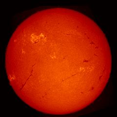 Image of Sun's chromosphere