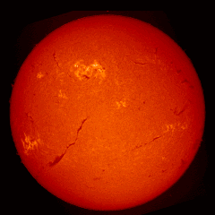 Image of Sun's chromosphere