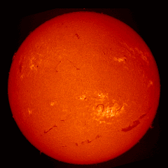 Image of Sun's chromosphere