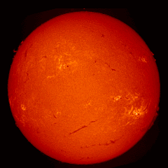 Image of Sun's chromosphere