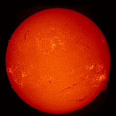 Image of Sun's chromosphere