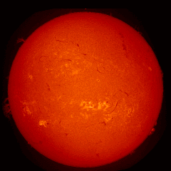 Image of Sun's chromosphere