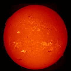 Image of Sun's chromosphere