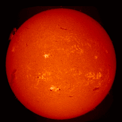 Image of Sun's chromosphere