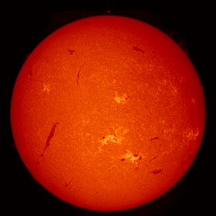 Image of Sun's chromosphere