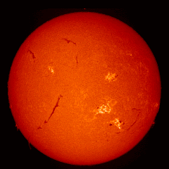 Image of Sun's chromosphere