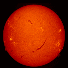 Image of Sun's chromosphere