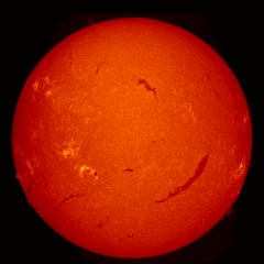 Image of Sun's chromosphere