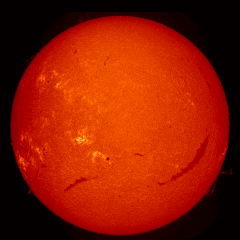 Image of Sun's chromosphere