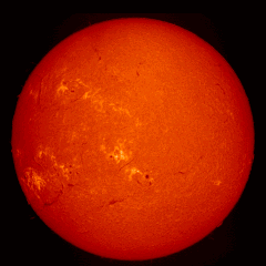 Image of Sun's chromosphere