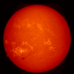 Image of Sun's chromosphere