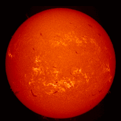 Image of Sun's chromosphere