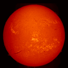 Image of Sun's chromosphere