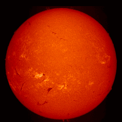 Image of Sun's chromosphere