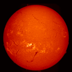 Image of Sun's chromosphere