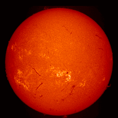 Image of Sun's chromosphere