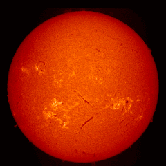 Image of Sun's chromosphere