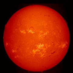 Image of Sun's chromosphere