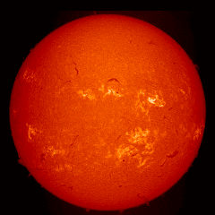 Image of Sun's chromosphere