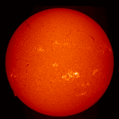 Image of Sun's chromosphere